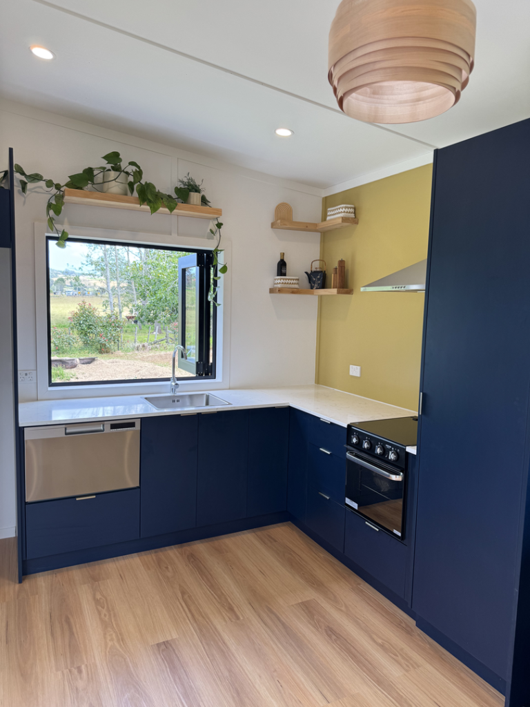 L-shaped kitchen