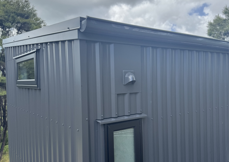 Grey Friars cladding with matching gutters